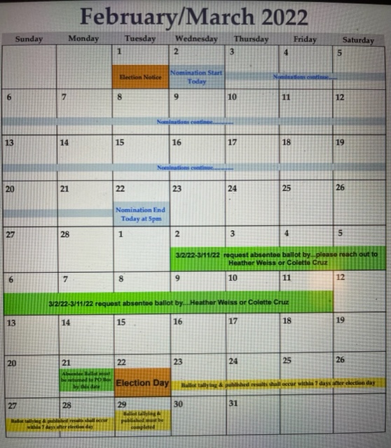 Election Calendar